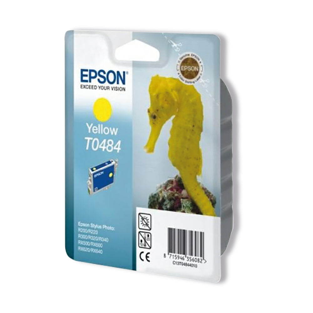 Epson T0484 Yellow Ink Cartridge - C13T04844010