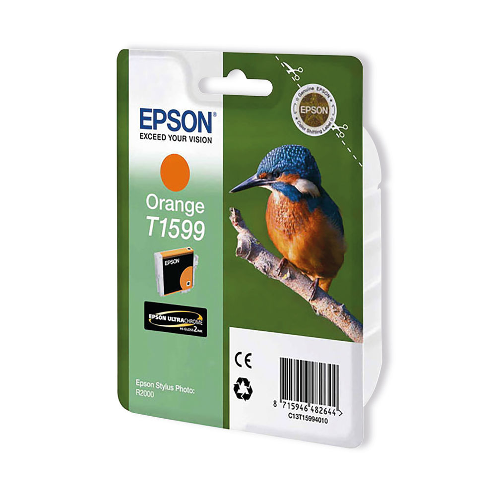 Epson T1599 Orange Ink Cartridge - C13T15994010
