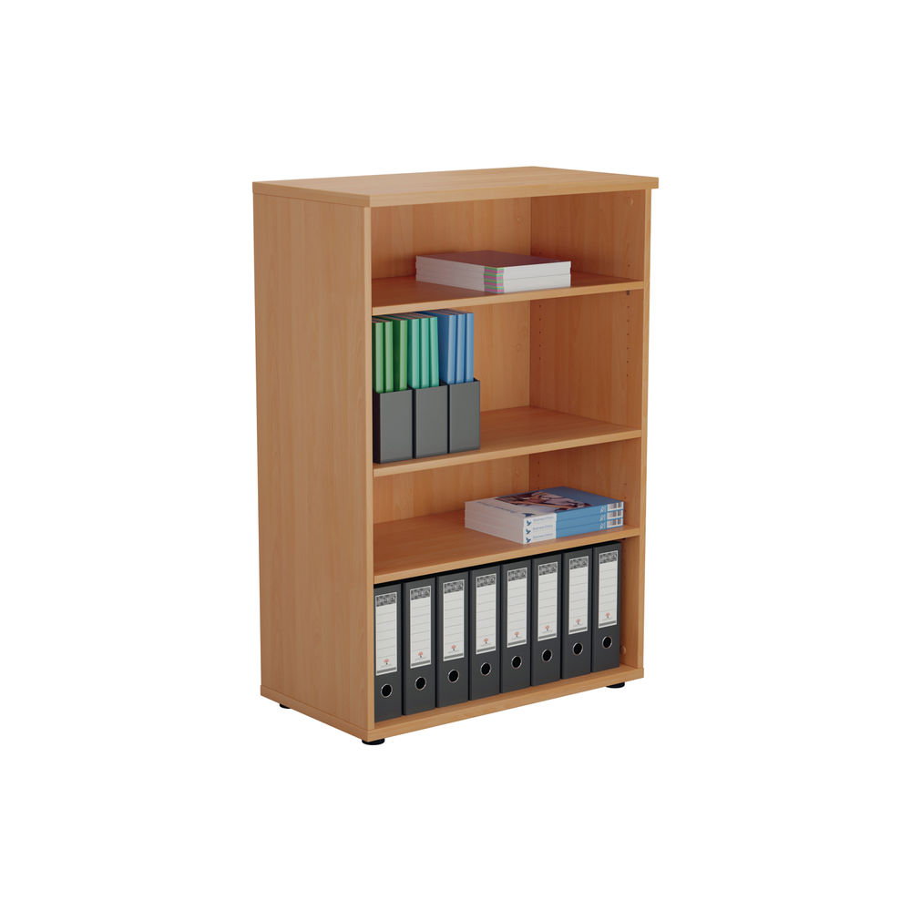 Jemini H1200mm Beech Wooden Bookcase