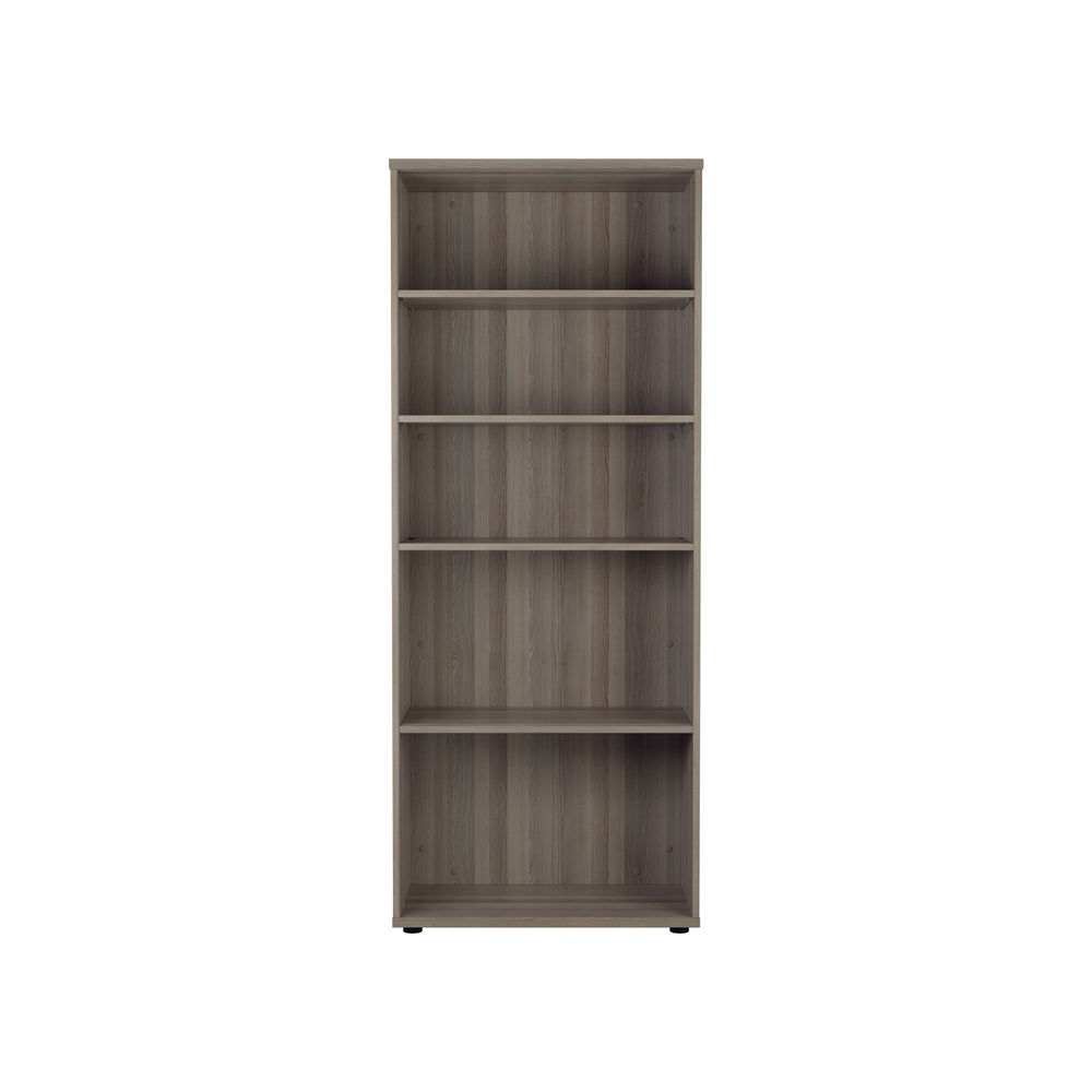 Jemini 2000 x 450mm Grey Oak Wooden Bookcase