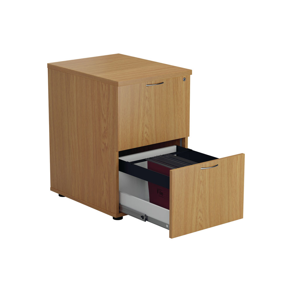 Jemini H710mm Nova Oak 2 Drawer Filing Cabinet