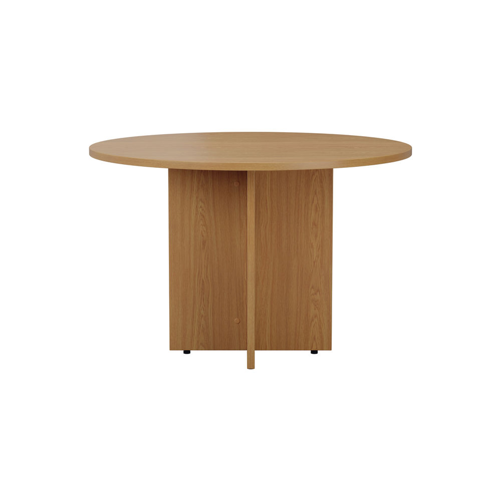 Jemini D1200 x H730mm Nova Oak Round Meeting Table