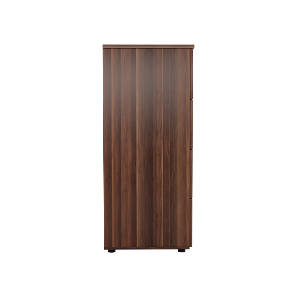 Jemini H1365mm Walnut 4 Drawer Filing Cabinet