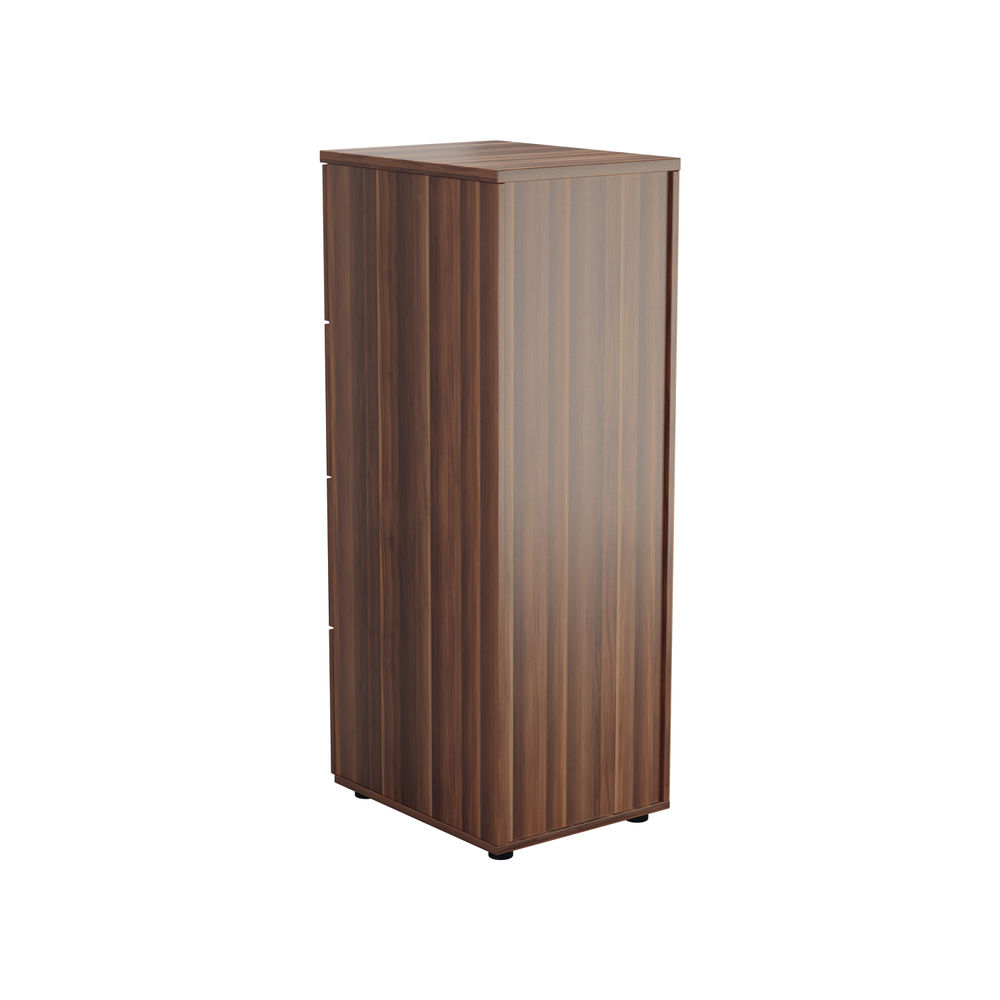 Jemini H1365mm Walnut 4 Drawer Filing Cabinet