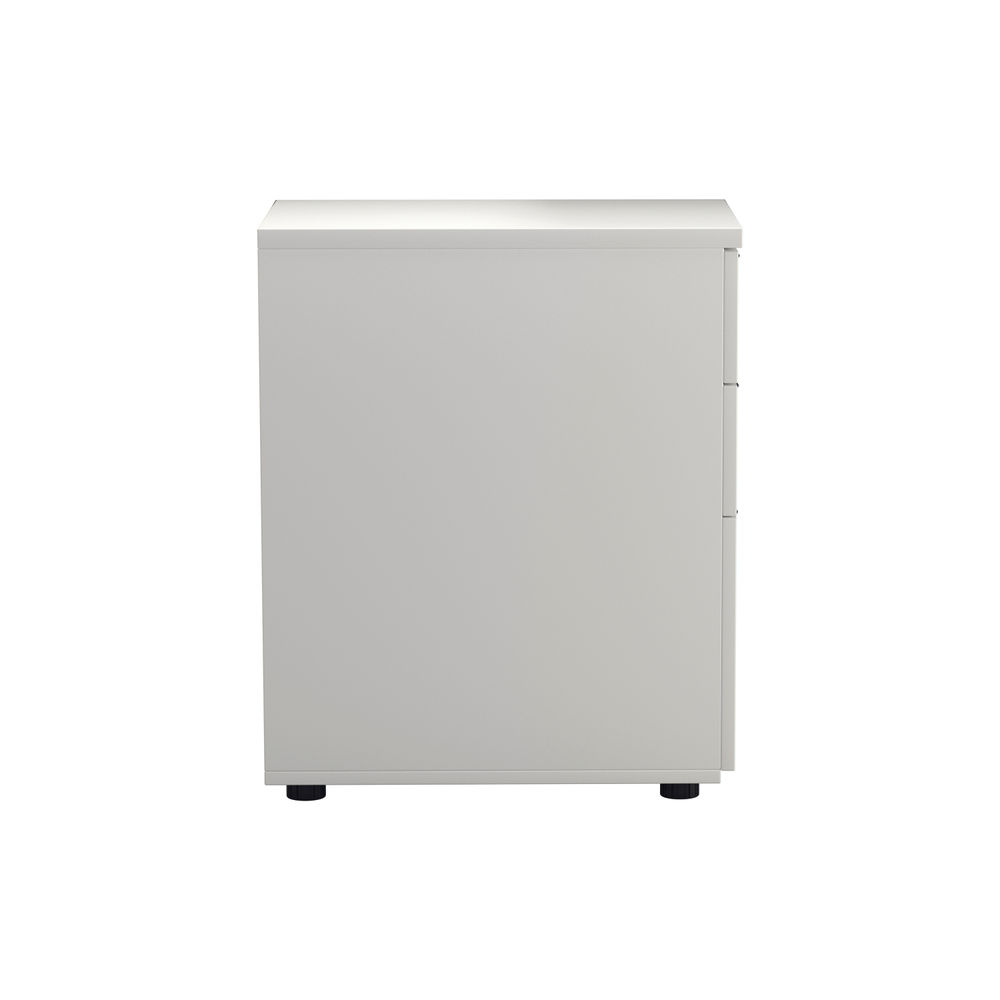 Jemini H730mm White 3 Drawer High Pedestal