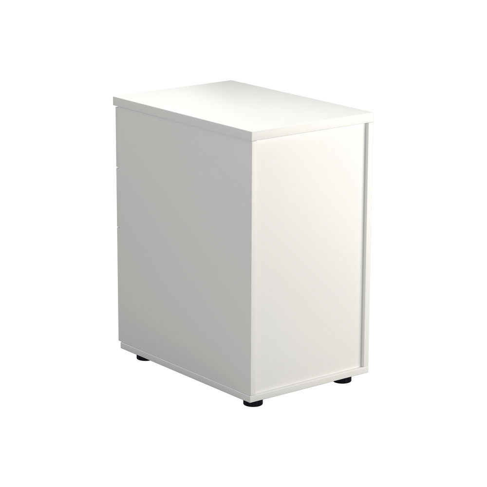 Jemini H730mm White 3 Drawer High Pedestal