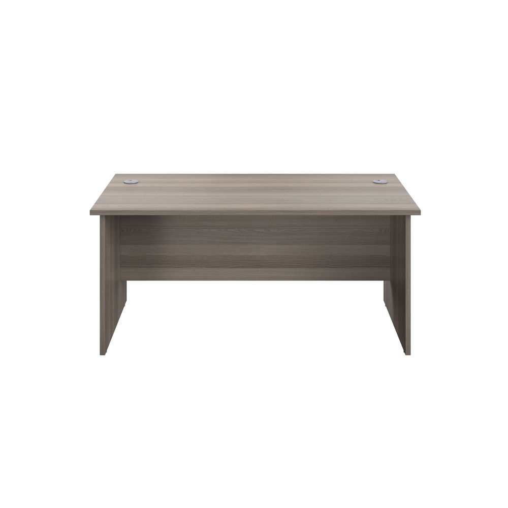 Jemini 1400x800mm Grey Oak Rectangular Panel End Desk