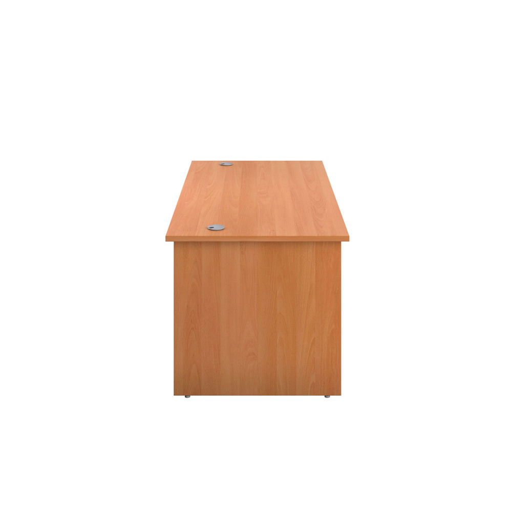 Jemini 1200x800mm Beech Rectangular Panel End Desk