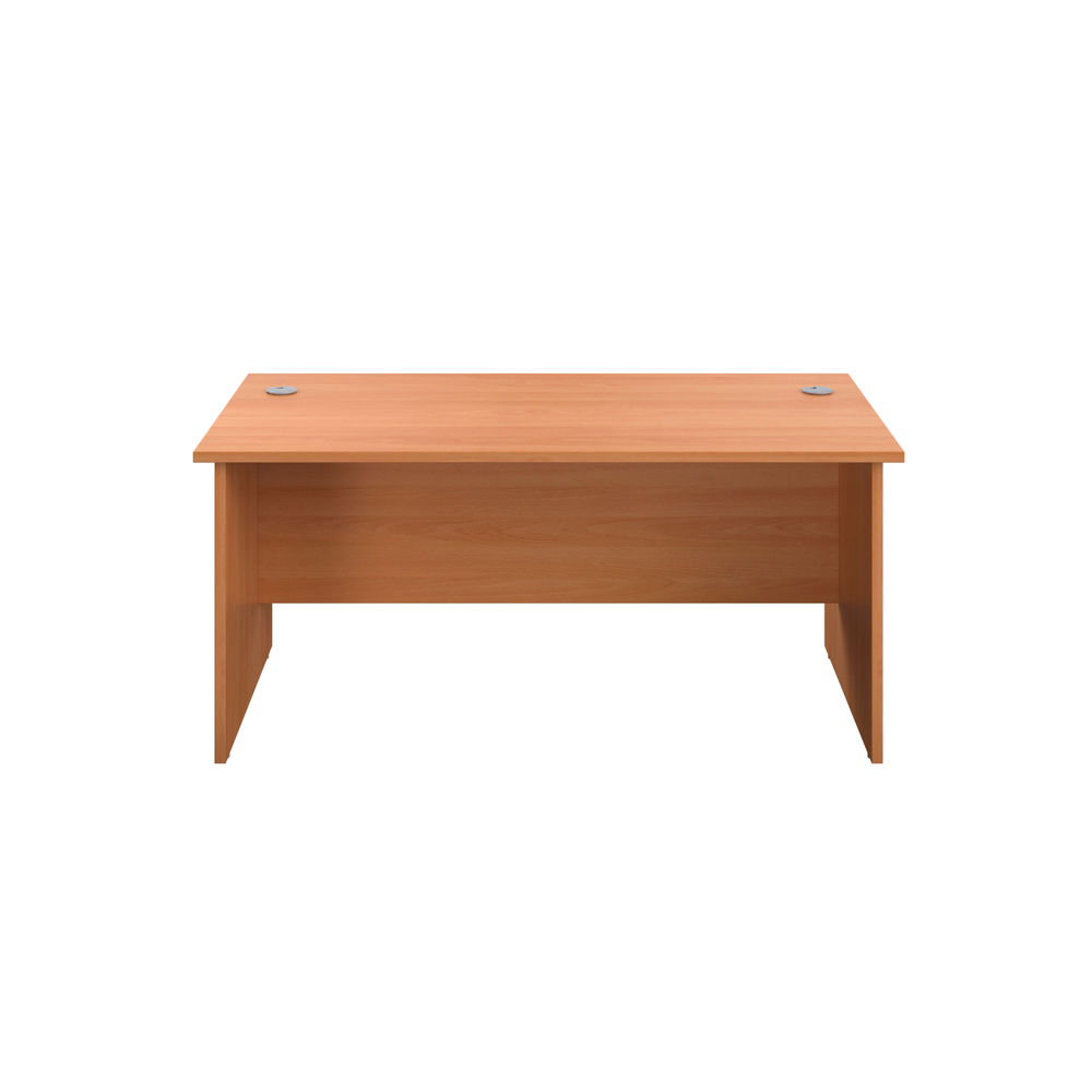 Jemini 1200x800mm Beech Rectangular Panel End Desk