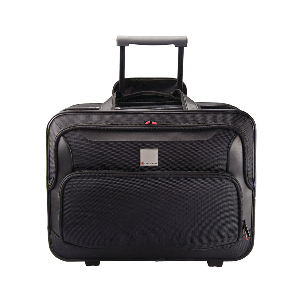 Monolith Deluxe Black Wheeled Laptop Case