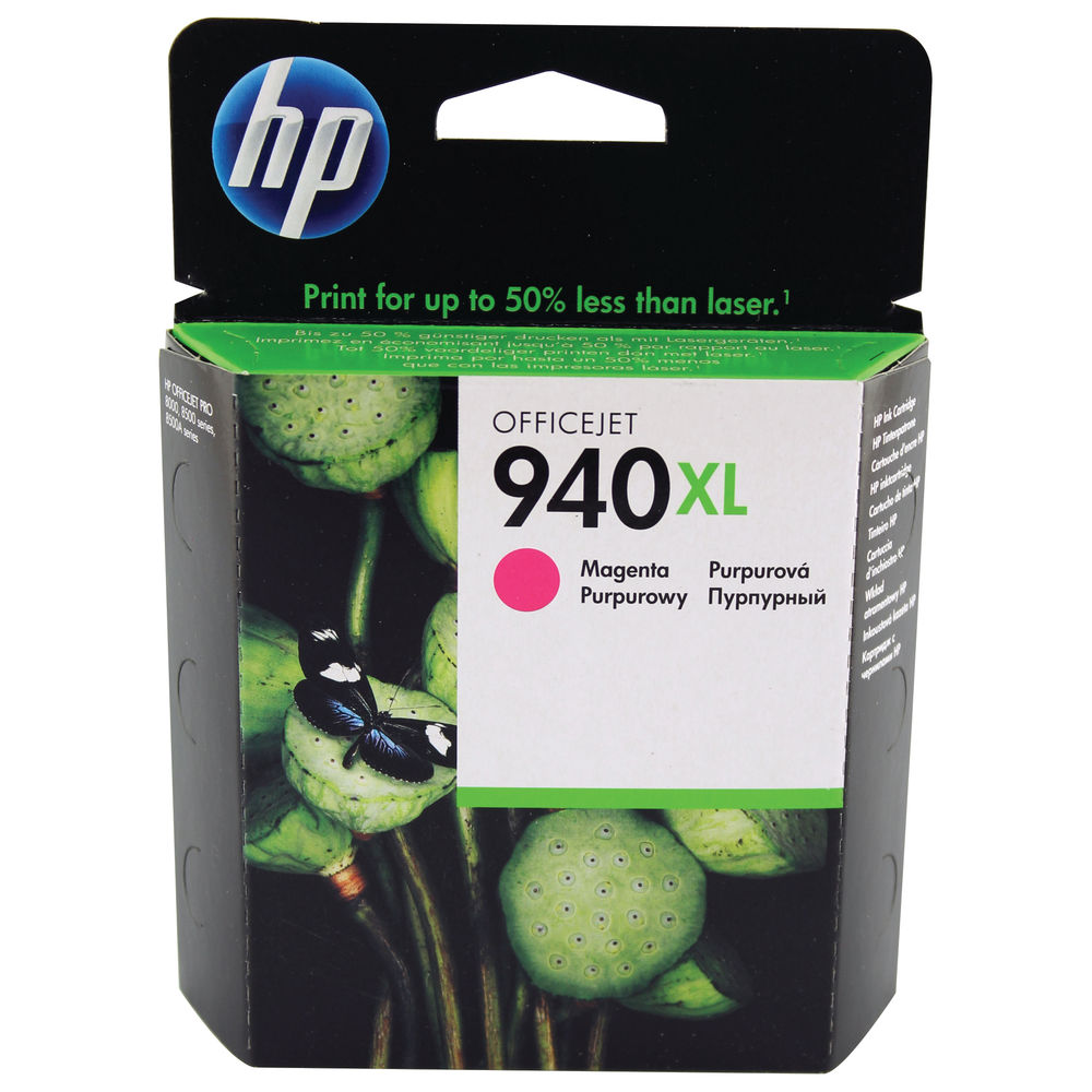 HP 940XL High Yield Magenta Inkjet Cartridge C4908AE