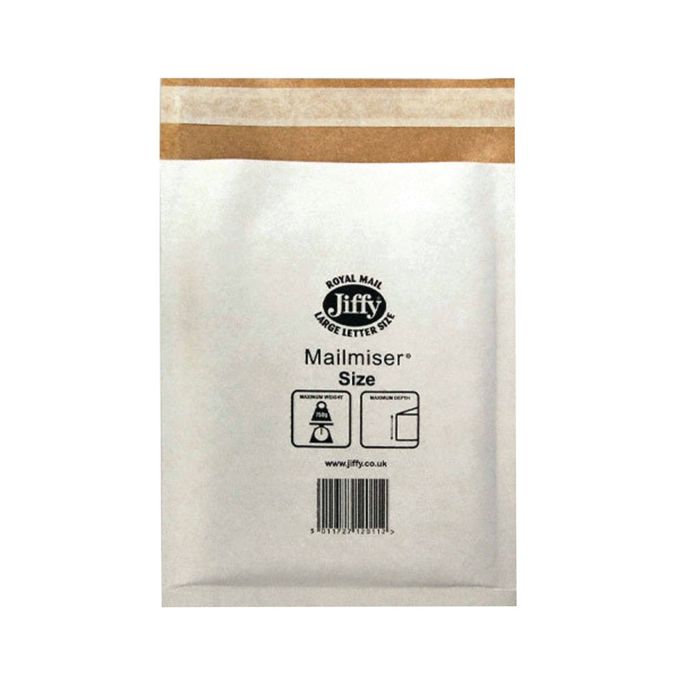 100 /'Jiffy/' Bags Padded Envelopes JL2 Gold