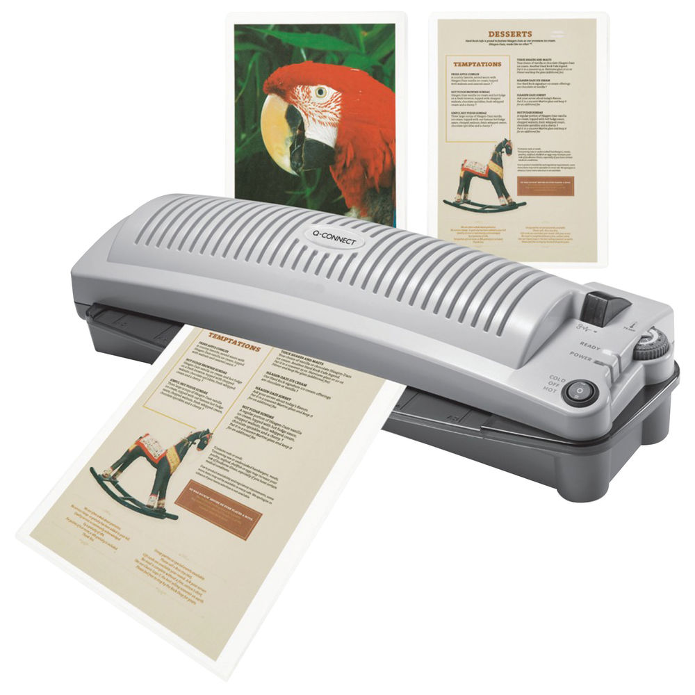 QConnect Matt A4 Laminating Pouch 160 Micron (100 Pack) KF24057