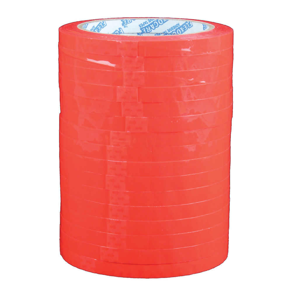Bag Neck Sealer Tape Red 9mm X 66m Pack Of 6