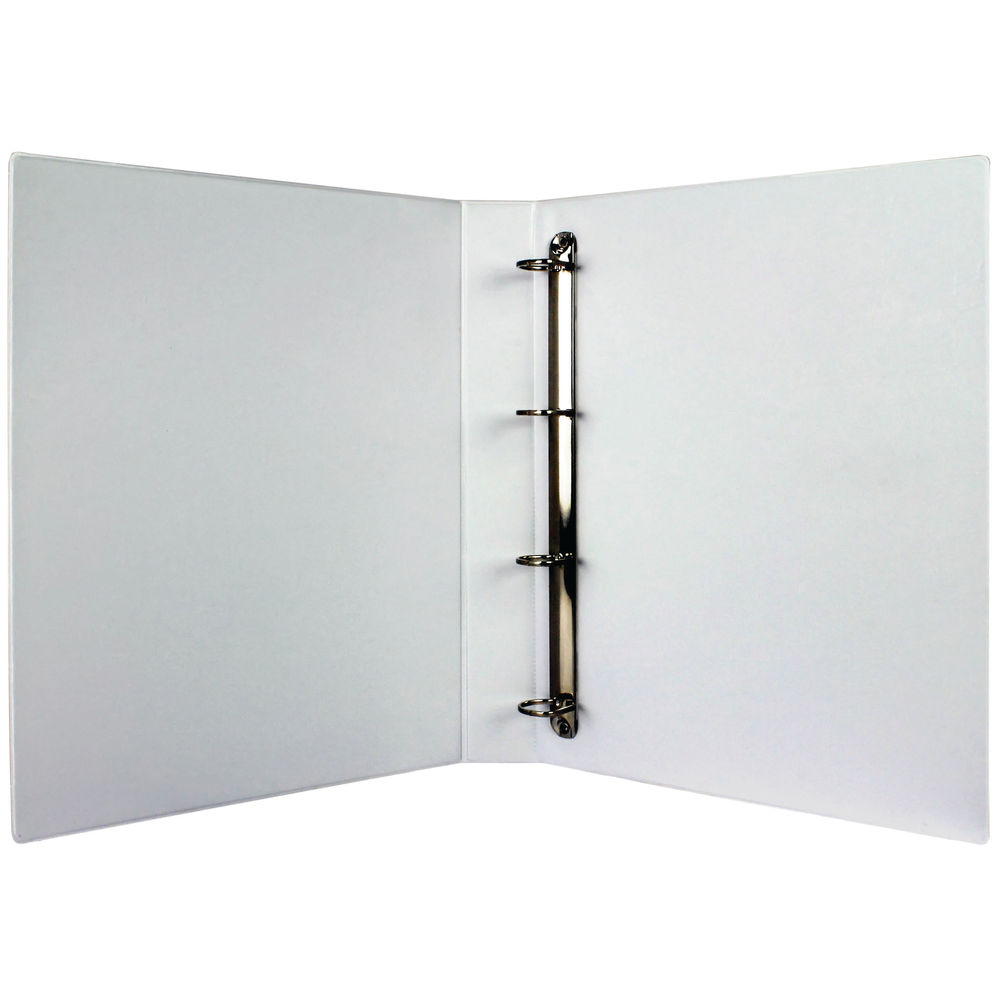 5ab9019685cb5a42a78dfee3 Readable?product Name=White 25mm 4D Presentation Binder (Pack Of 10) WX01325 