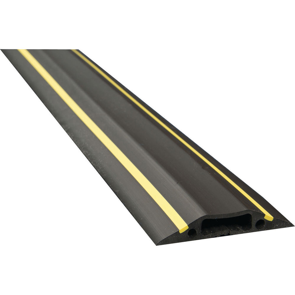 DLine Black/Yellow Medium Hazard Duty Floor Cable Cover 9m FC83H/9M
