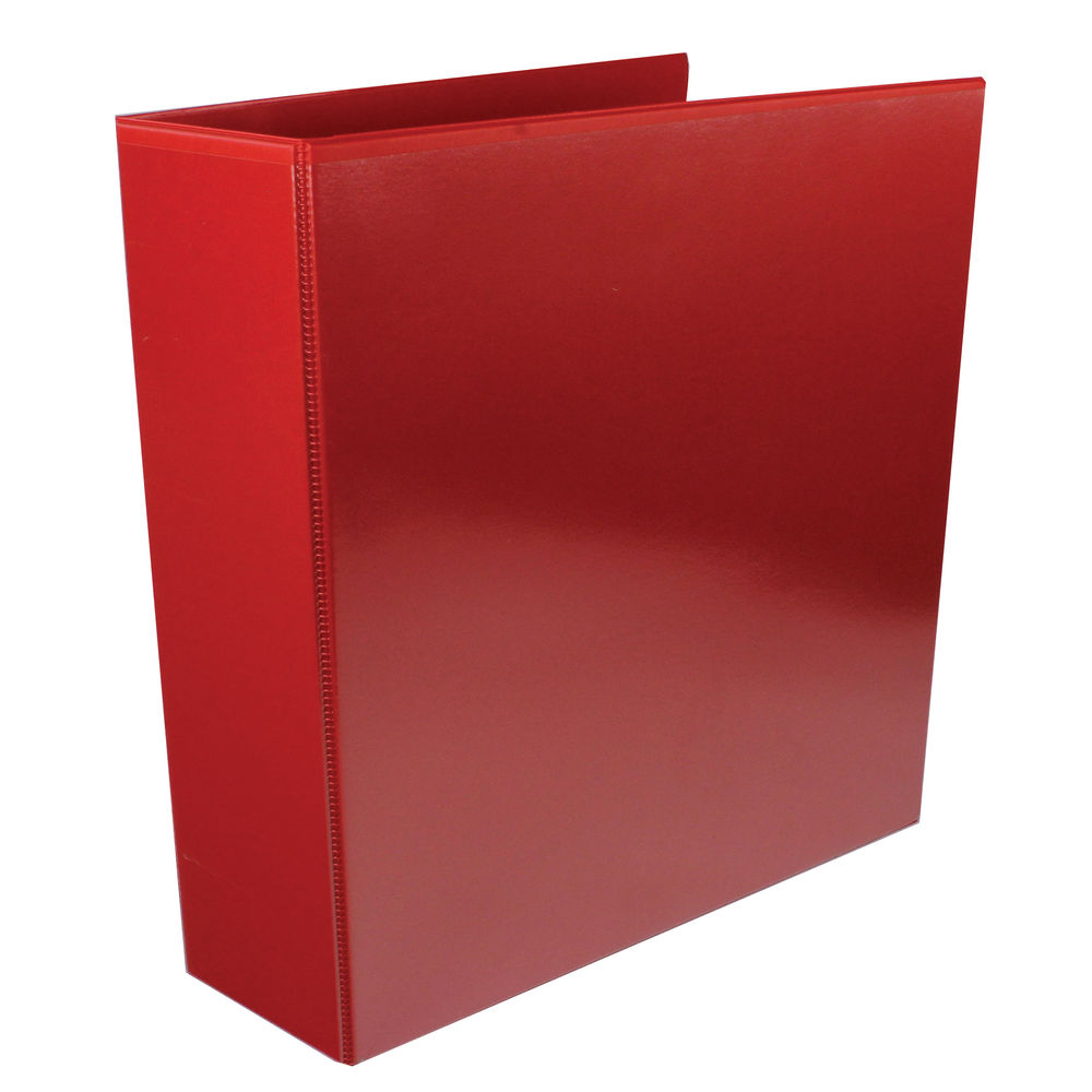 Red A4 65mm 4 DRing Presentation Binders, Pack of 10 WX70296