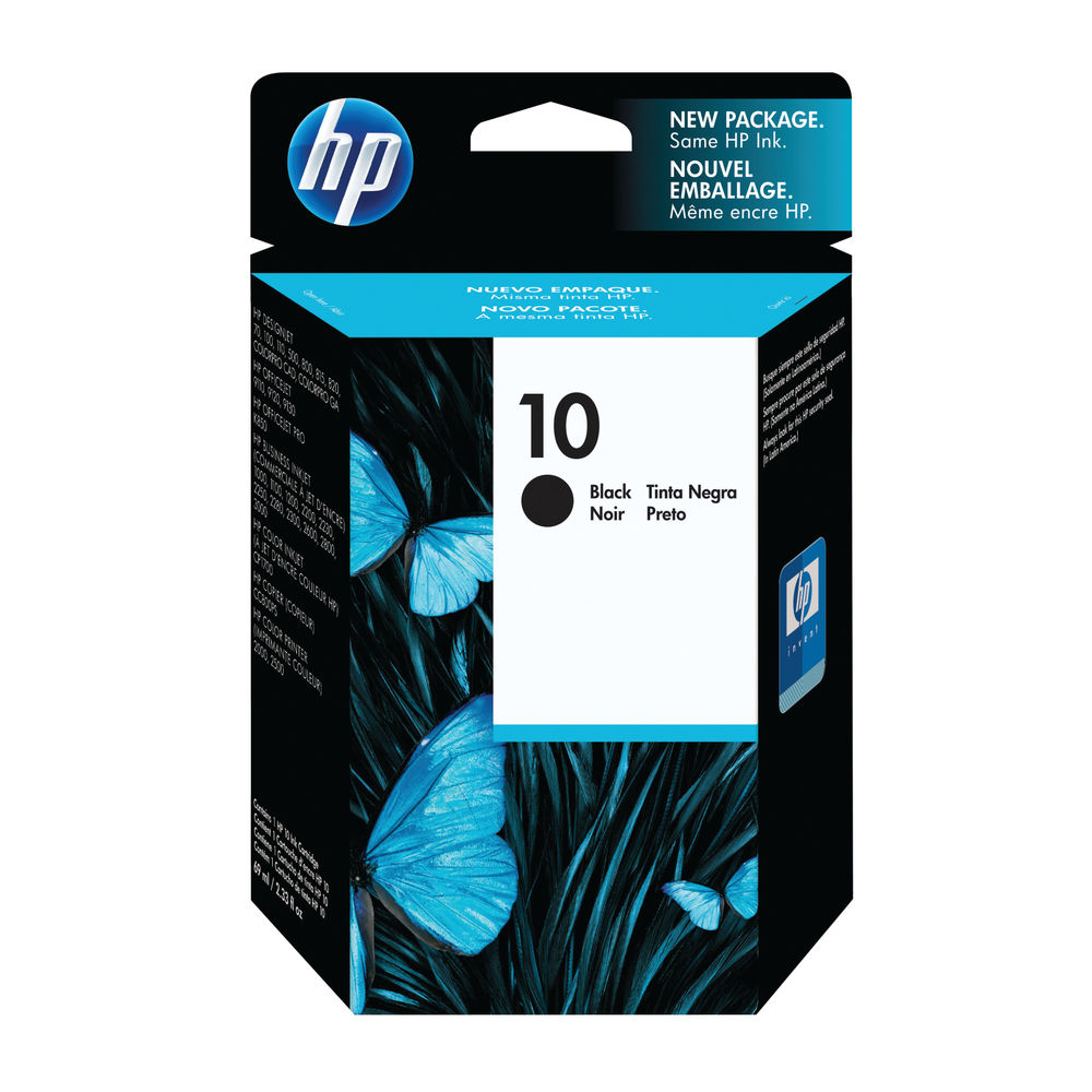 HP 10 Black Ink Cartridge - C4844A