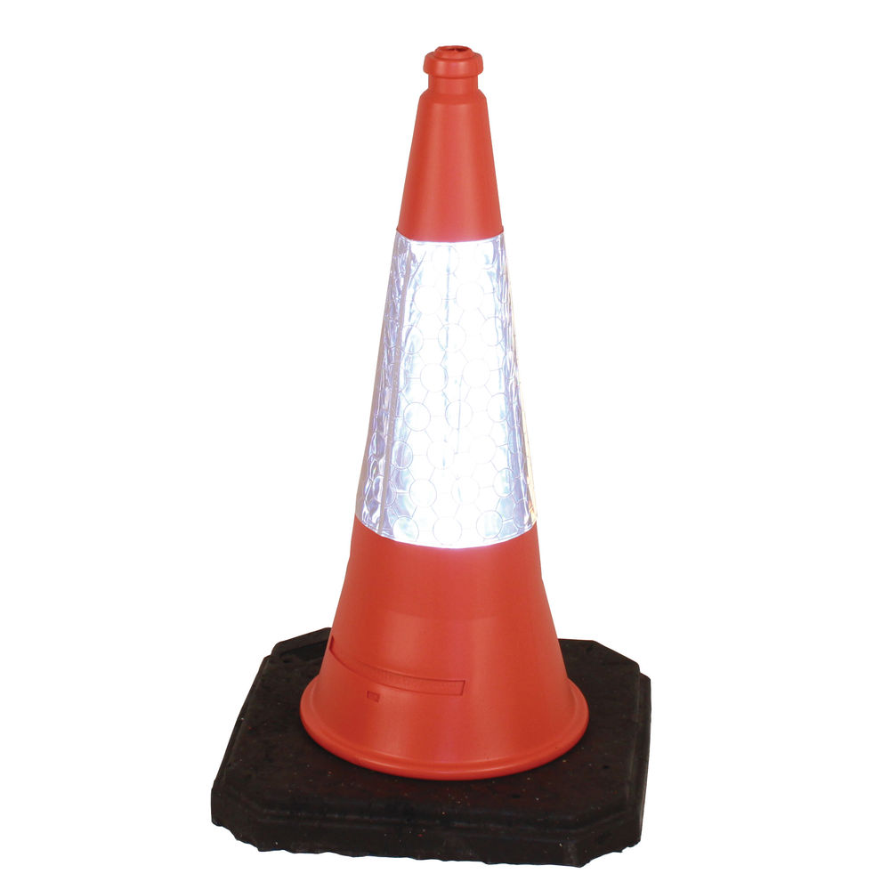 Red Weighted Traffic Cone With Reflective Sleeve 750mm JAA060220654