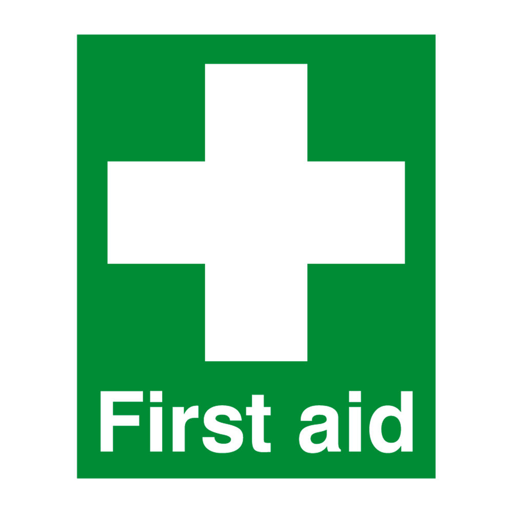 Safety Sign First Aid (100 x 250mm) PVC - FA00607R