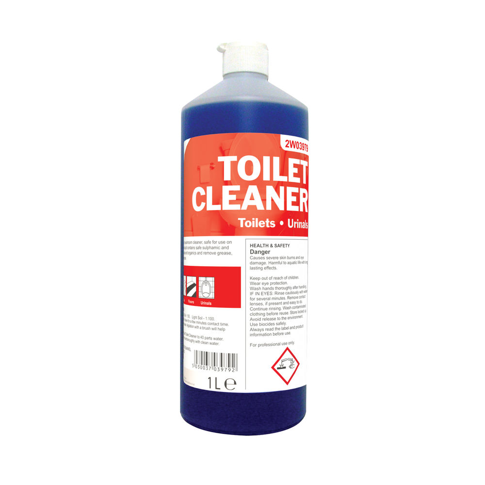 2Work Daily Use Toilet Cleaner 1 Litre 2W03979