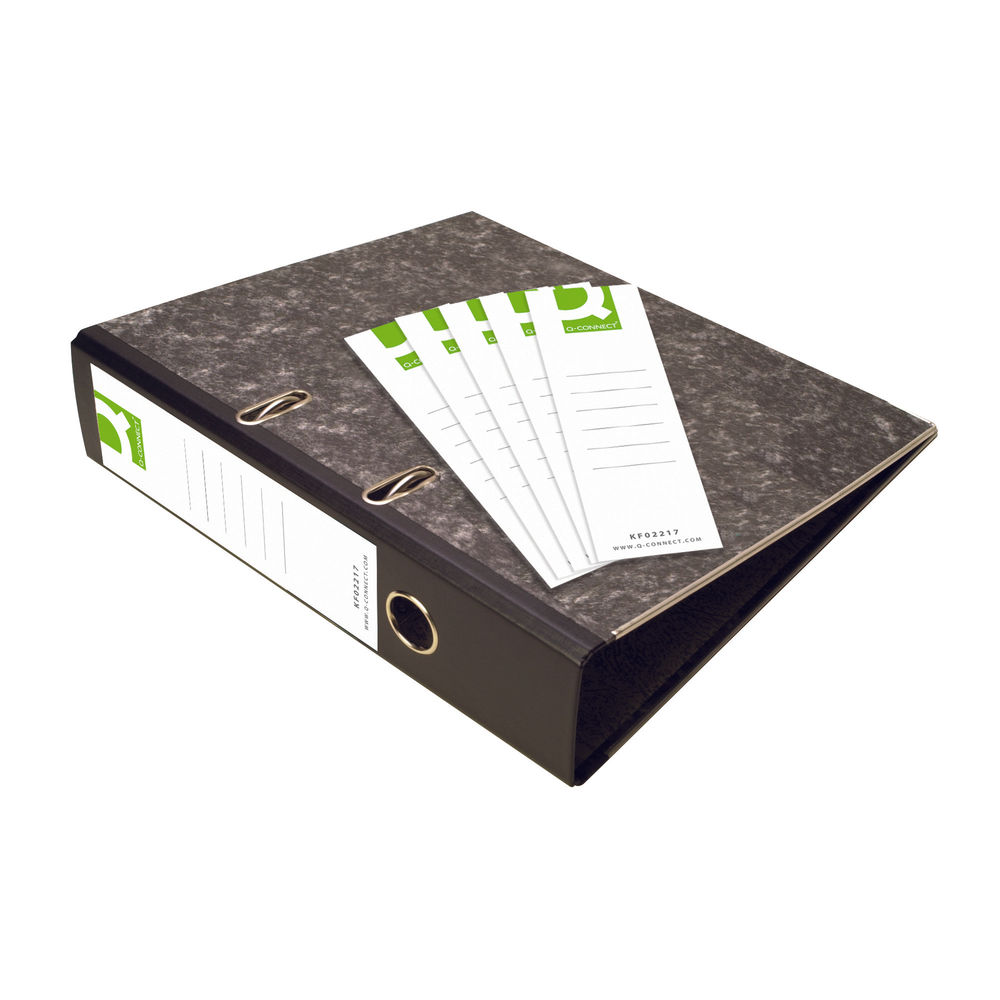 Pack 10 Q Connect Spine Labels For Lever Arch Files Box Files Self Adhesive Pack 10 Q Connect Spine Labels For Lever Arch Files Box Files Self Adhesive