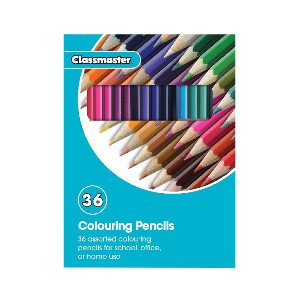 Download Classmaster Assorted Colouring Pencils, Pack of 36 - CPW36