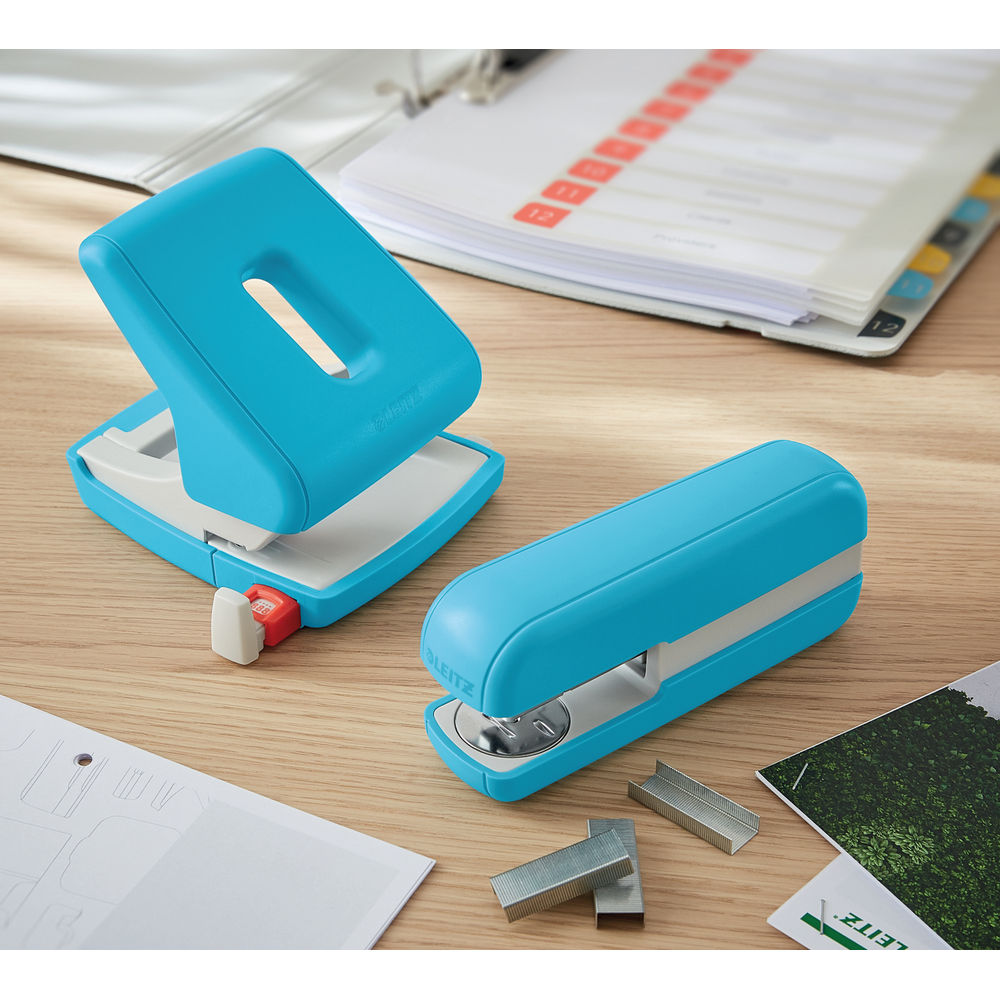 Leitz Cosy Stapler Capacity 30 Sheets Calm Blue