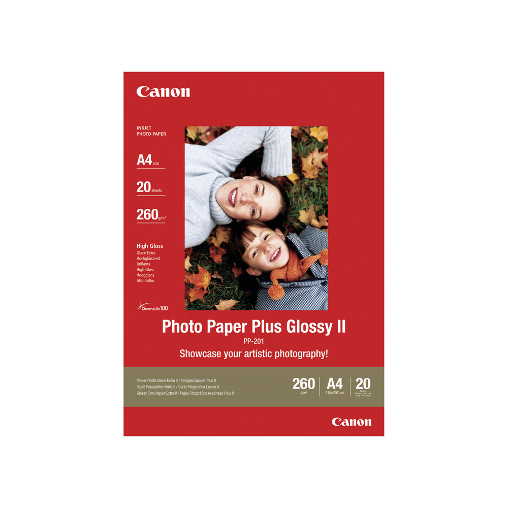 Canon A4 Photo Paper Plus Glossy 260gsm (Pack of 20) 2311B019