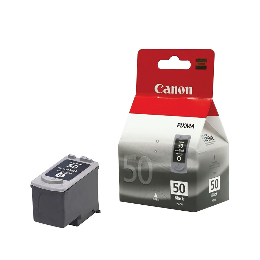 Canon PG-50 Black Ink Cartridge - High Capacity - 0616B001