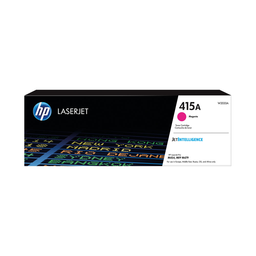 HP 415A Original LaserJet Toner Cartridge Magenta W2033A