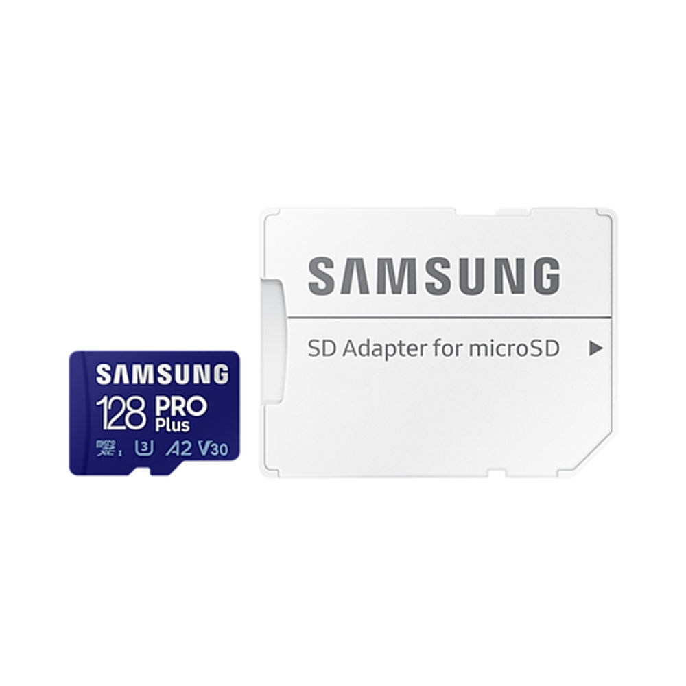 Samsung PRO Plus Memory Card MicroSDXC UHS-I Class 10 128GB Blue