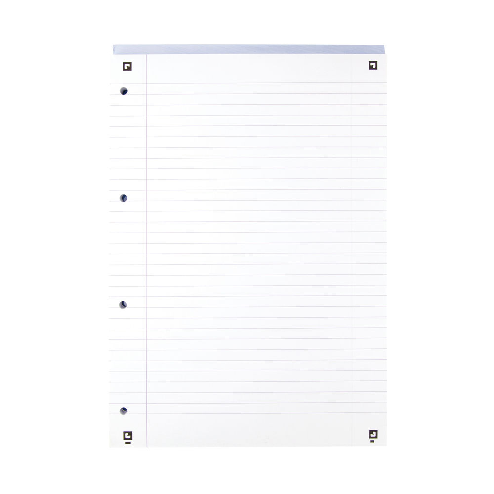 Oxford My Notes Ruled Margin 4-Hole Refill Pad A4 (Pack of 5)