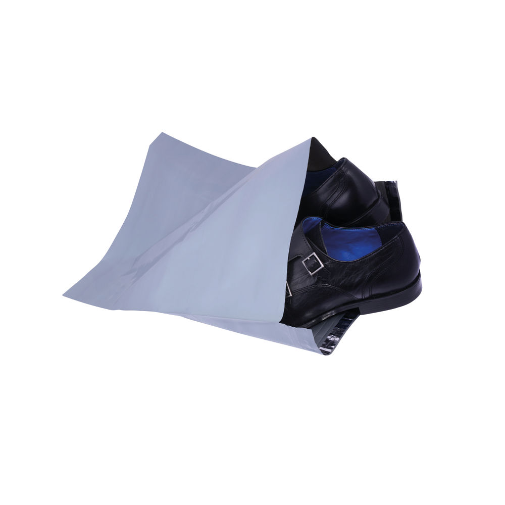 Strong Polythene Opaque Grey  Mailing Bag, 335x430mm - Pack of 500 - HF20222