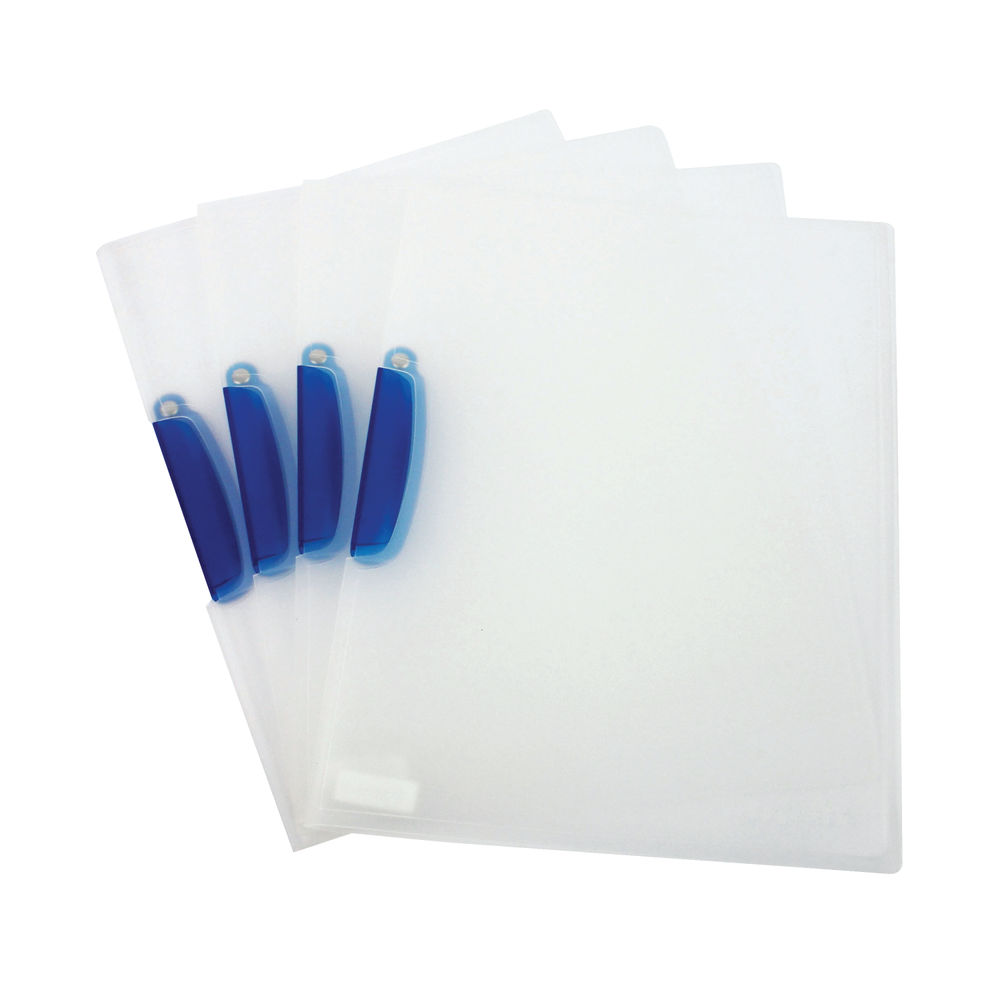 Q-Connect Swivelclip Files A4 Clear (Pack of 25) KF02138