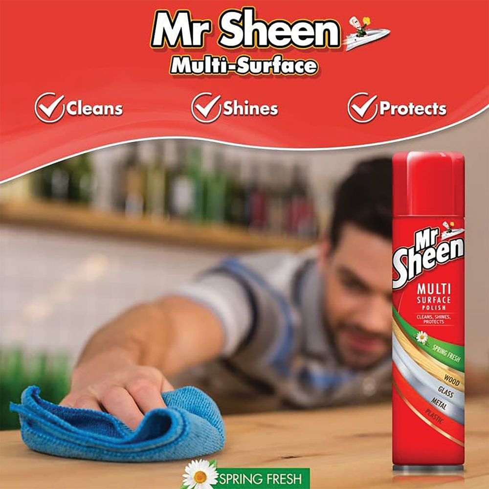 Mr Sheen Multi Surface Polish Aerosol Professional Original 250ml