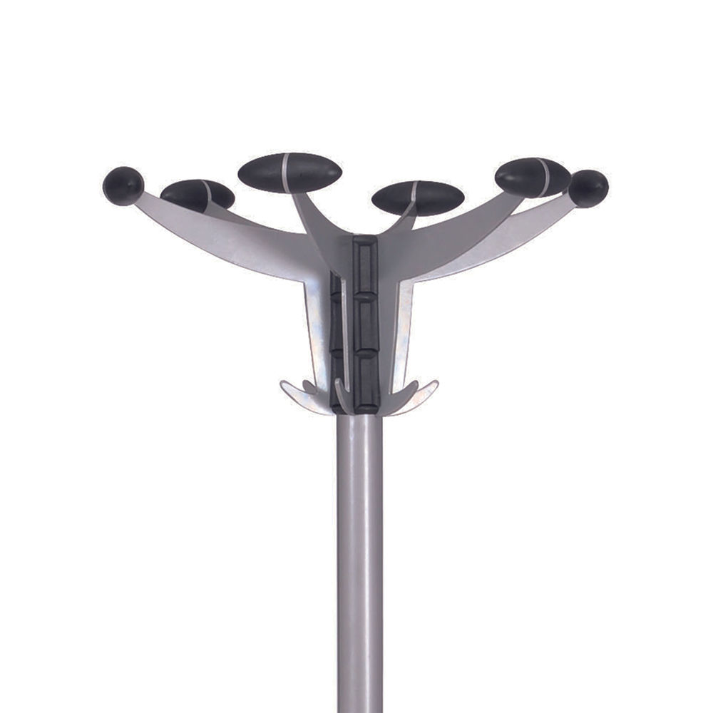 Alba Sevilla Chrome and Black Coat Stand