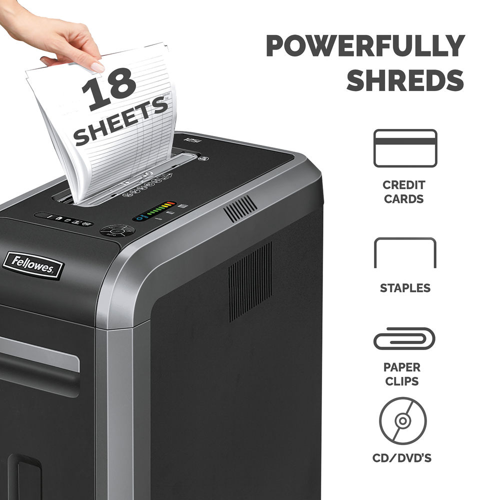 Fellowes Powershred 125i Strip Cut Shredder