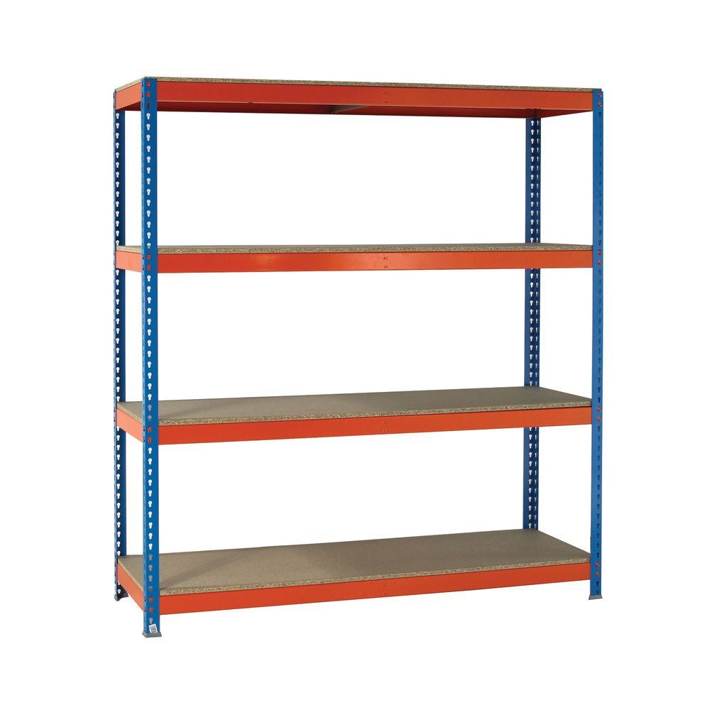 VFM Orange/Zinc Heavy Duty Boltless Shelving 379045