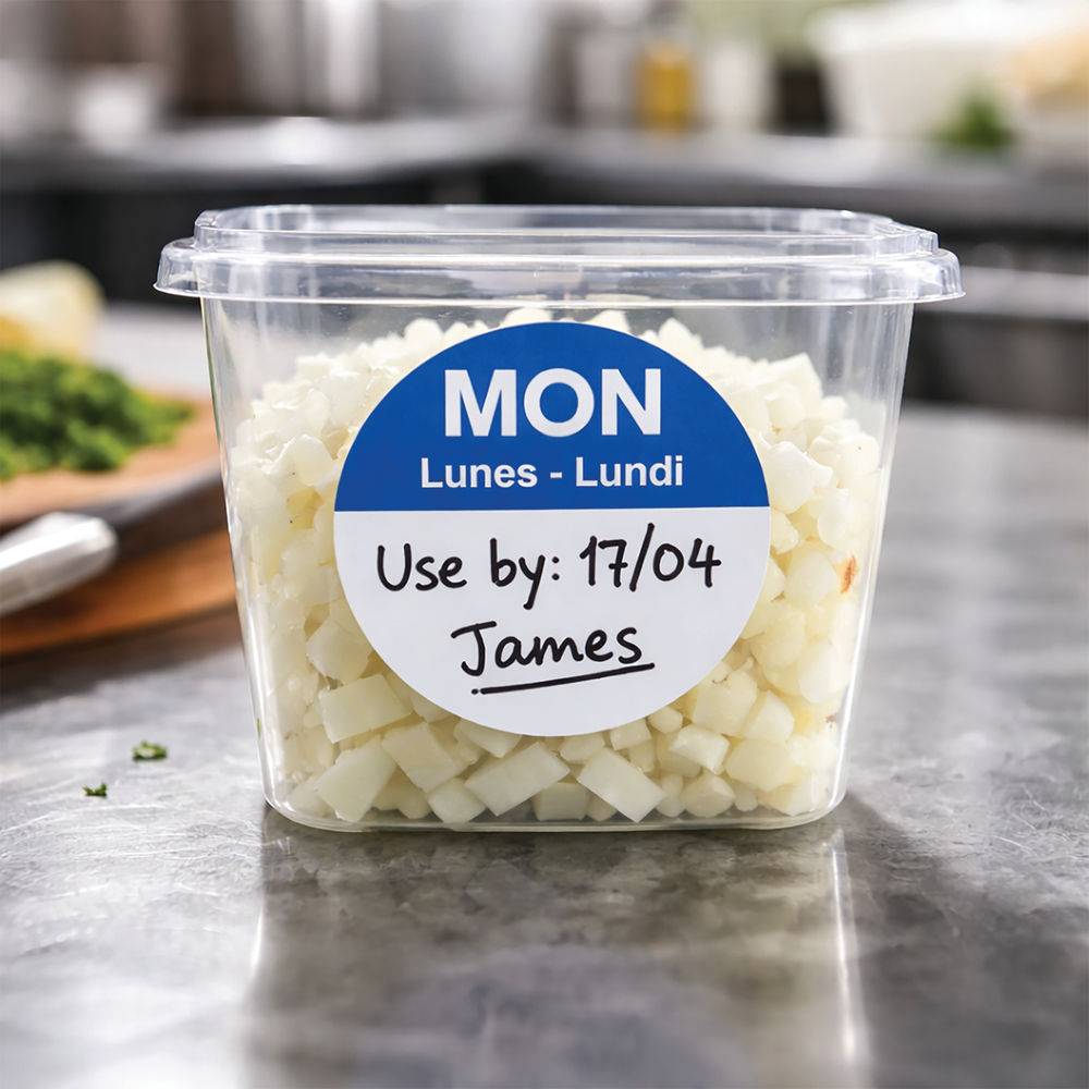 MyCafe Monday Food Rotation Label | 3500 Pack | MYC10609