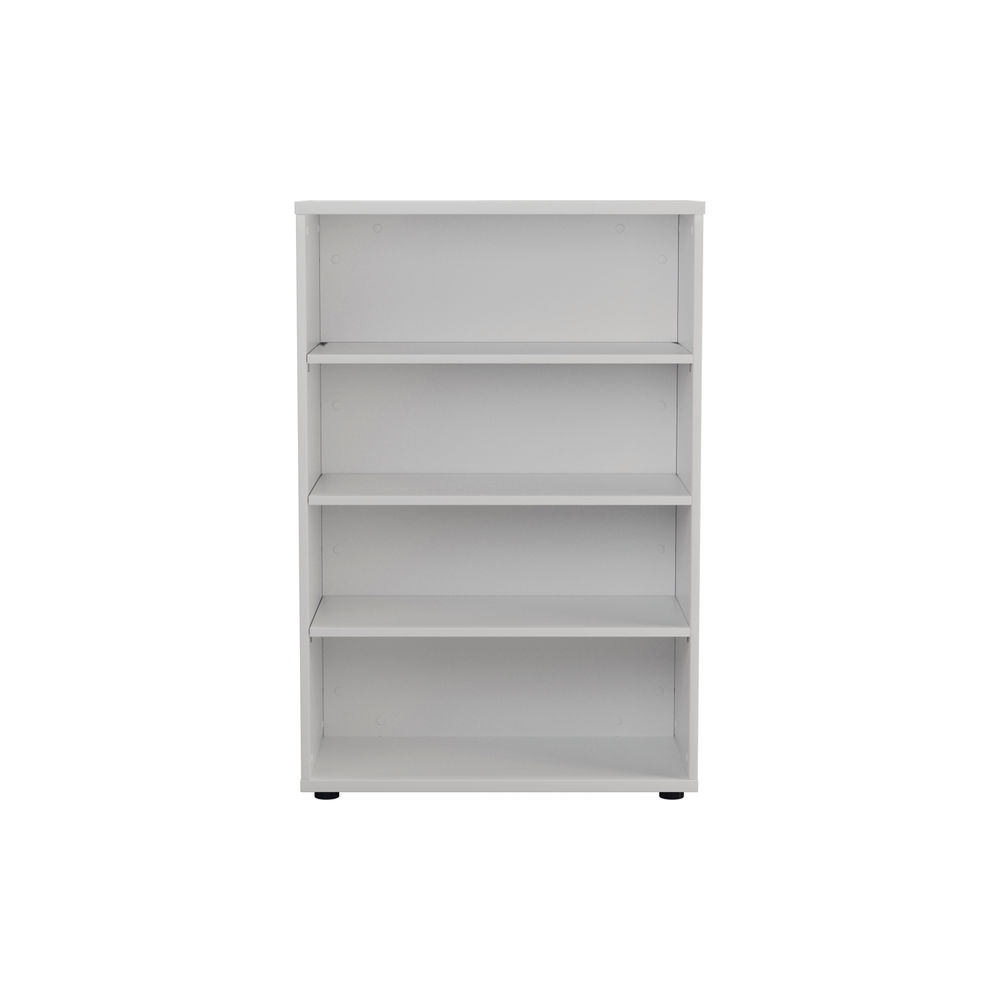 Jemini 1200 x 450mm White Wooden Bookcase