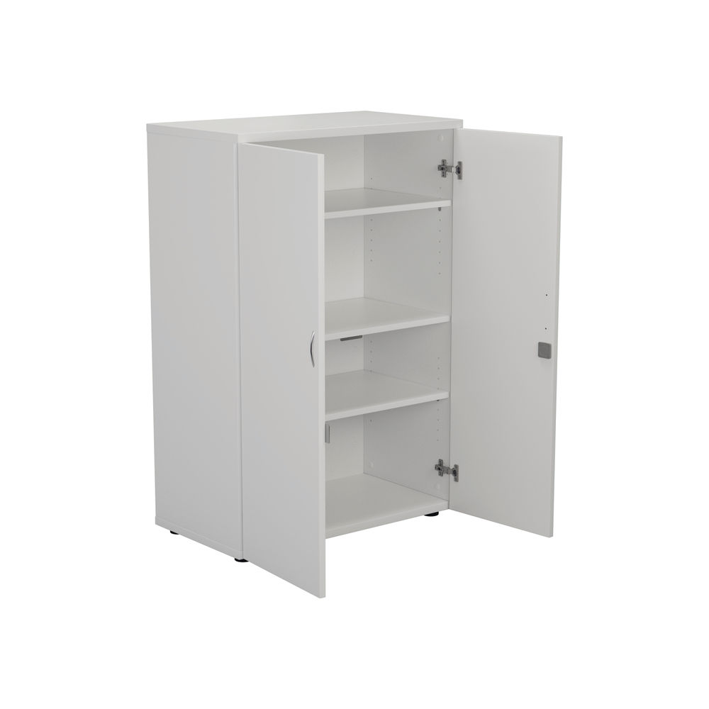 Jemini 1200 x 450mm White Wooden Cupboard