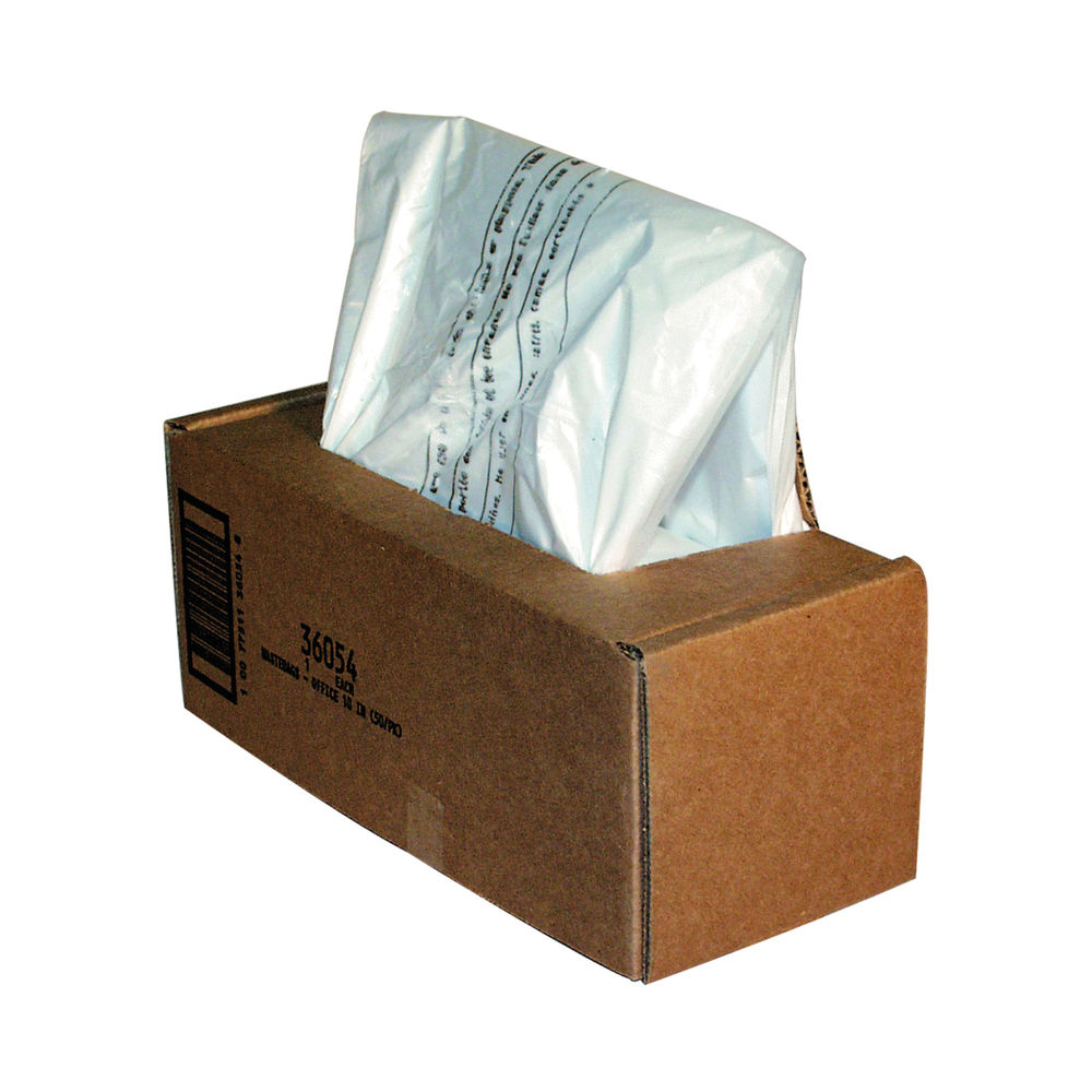 Fellowes Shredder Waste Bags 53-75L Approx (Pack of 50) 36054