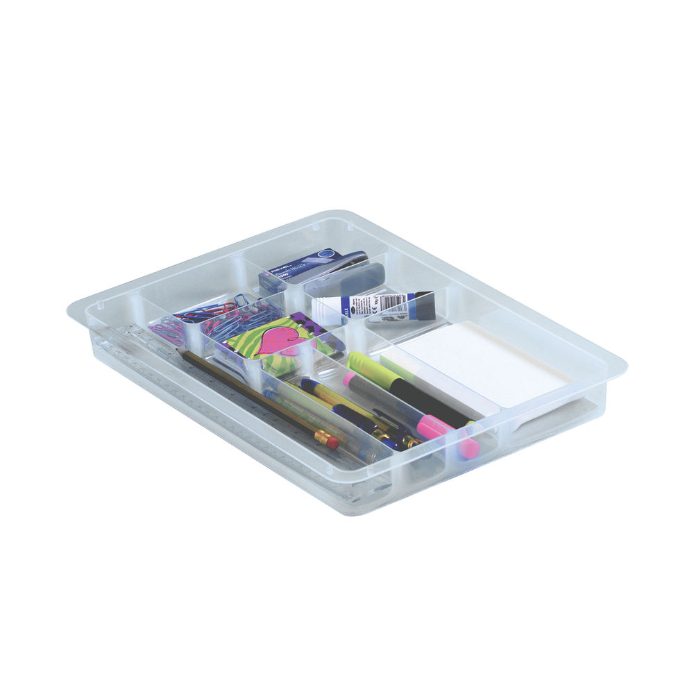 Really Useful 4L Clear Desk Drawer Organiser