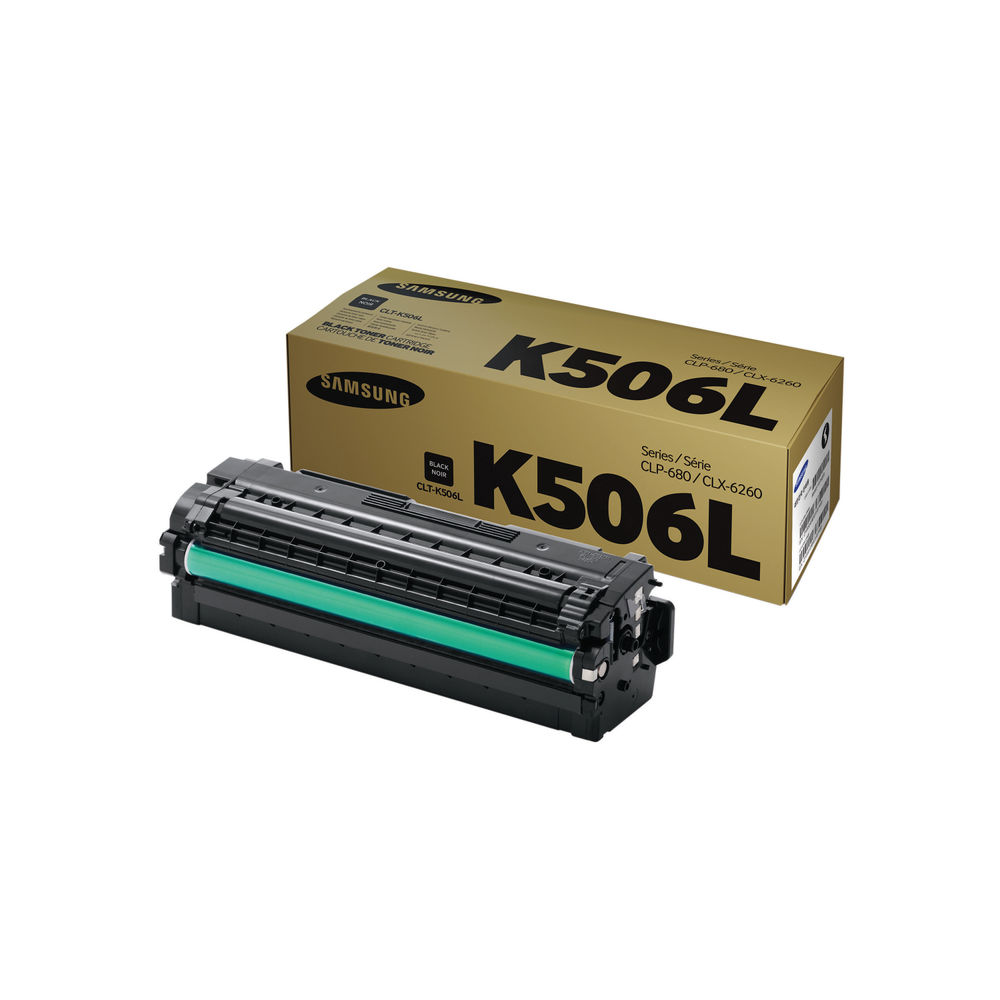 Samsung CLT-K506L Black Toner Cartridge High Capacity | SU171A