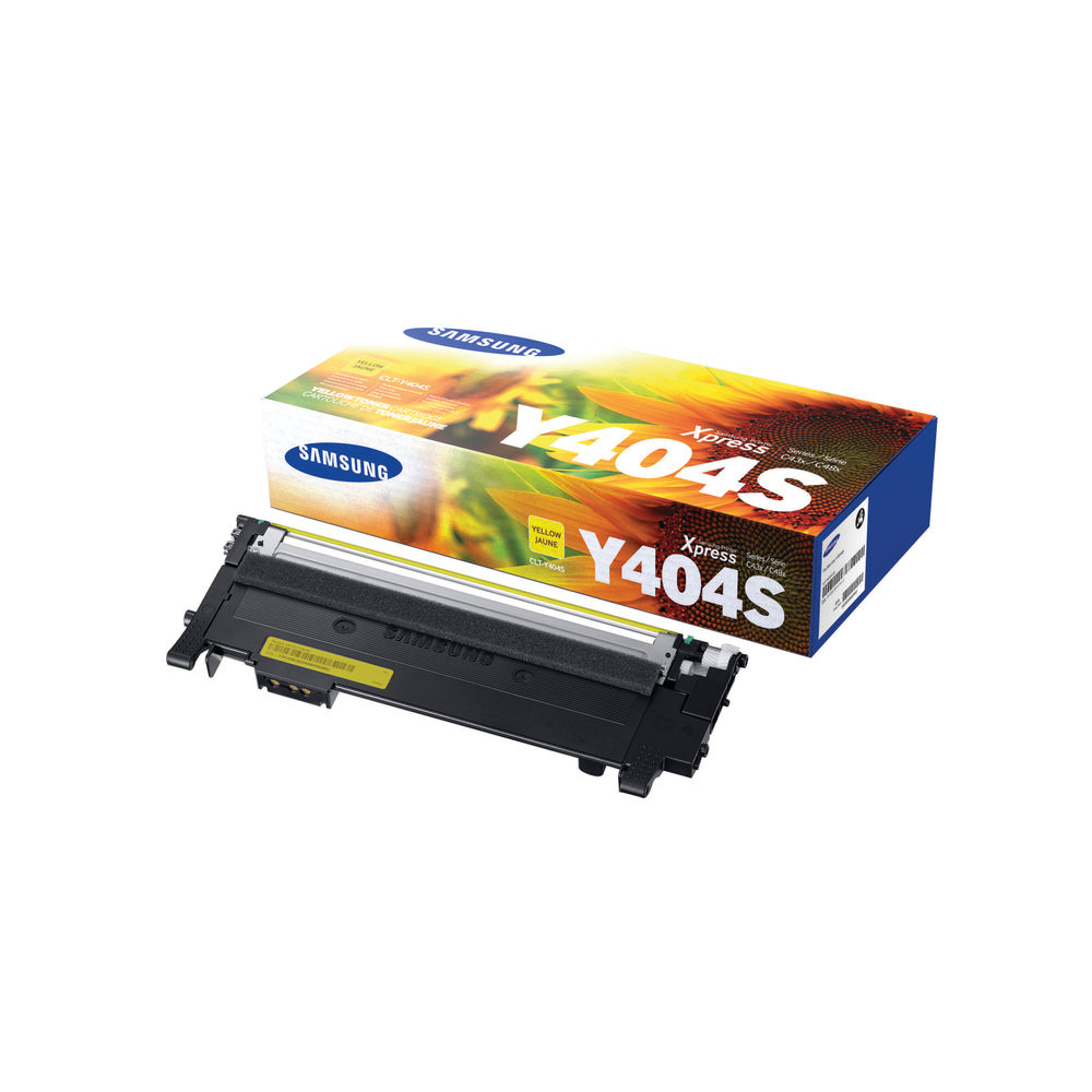 Samsung CLT-Y404S Yellow Toner Cartridge | SU444A