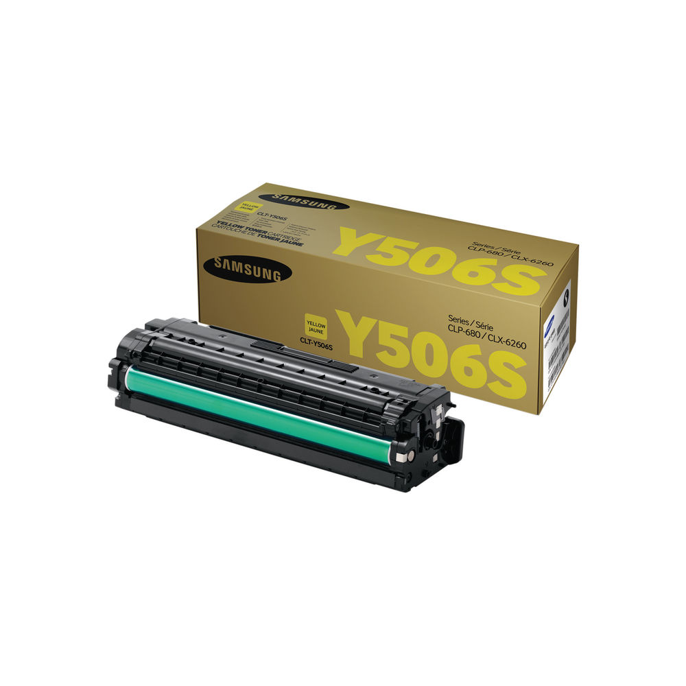 Samsung CLT-Y506S Yellow Toner Cartridge | SU524A