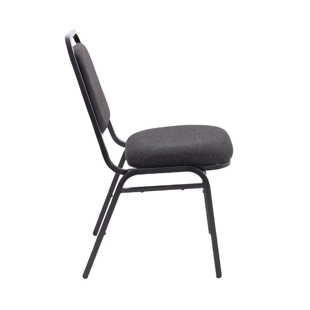 Arista Charcoal/Black Banqueting Chair