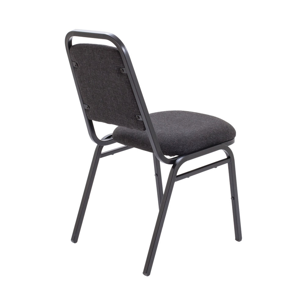 Arista Charcoal/Black Banqueting Chair