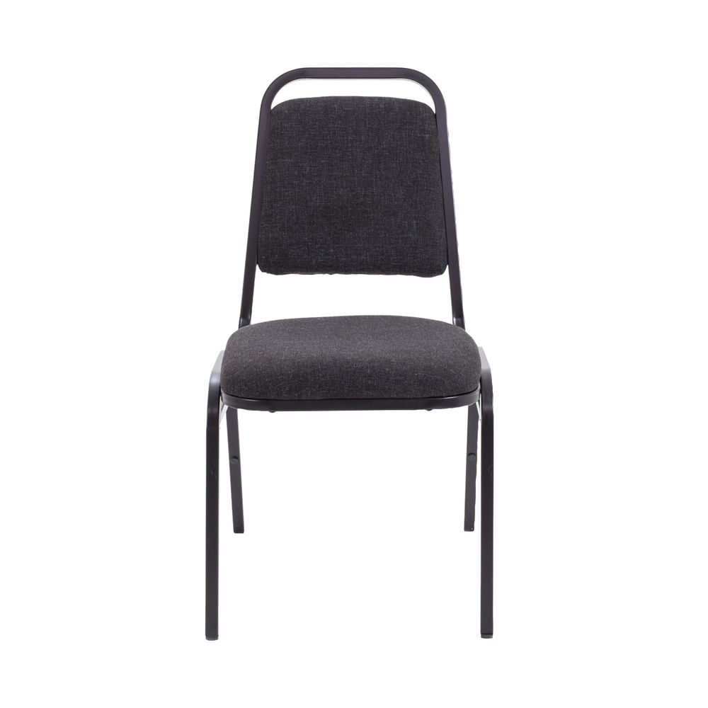 Arista Charcoal/Black Banqueting Chair